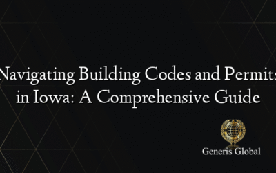 Navigating Building Codes and Permits in Iowa: A Comprehensive Guide