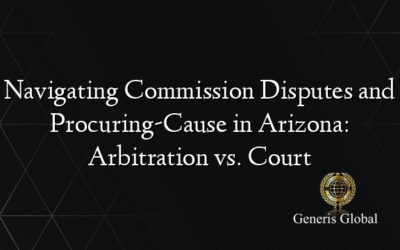 Navigating Commission Disputes and Procuring-Cause in Arizona: Arbitration vs. Court