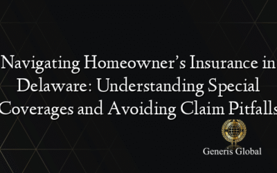 Navigating Homeowner’s Insurance in Delaware: Understanding Special Coverages and Avoiding Claim Pitfalls