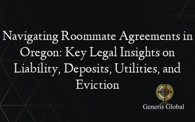 Navigating Roommate Agreements in Oregon: Key Legal Insights on Liability, Deposits, Utilities, and Eviction