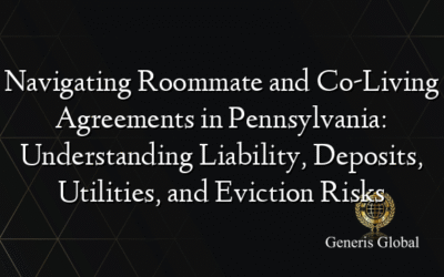 Navigating Roommate and Co-Living Agreements in Pennsylvania: Understanding Liability, Deposits, Utilities, and Eviction Risks