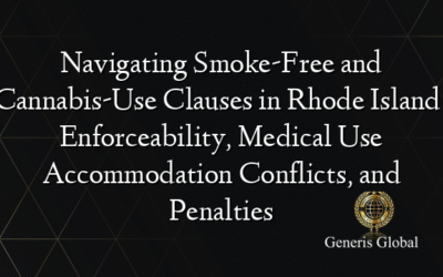 Navigating Smoke-Free and Cannabis-Use Clauses in Rhode Island: Enforceability, Medical Use Accommodation Conflicts, and Penalties