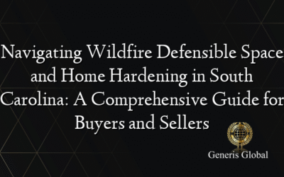 Navigating Wildfire Defensible Space and Home Hardening in South Carolina: A Comprehensive Guide for Buyers and Sellers