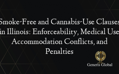 Smoke-Free and Cannabis-Use Clauses in Illinois: Enforceability, Medical Use Accommodation Conflicts, and Penalties