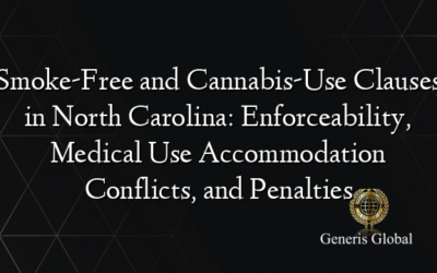 Smoke-Free and Cannabis-Use Clauses in North Carolina: Enforceability, Medical Use Accommodation Conflicts, and Penalties