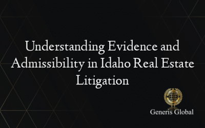 Understanding Evidence and Admissibility in Idaho Real Estate Litigation