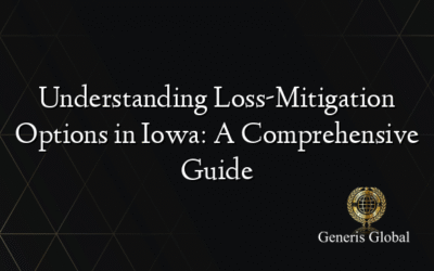 Understanding Loss-Mitigation Options in Iowa: A Comprehensive Guide