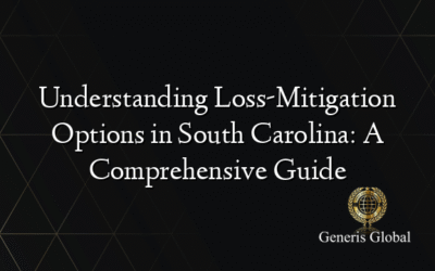 Understanding Loss-Mitigation Options in South Carolina: A Comprehensive Guide