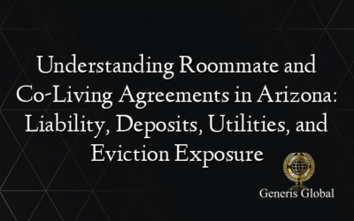 Understanding Roommate and Co-Living Agreements in Arizona: Liability, Deposits, Utilities, and Eviction Exposure