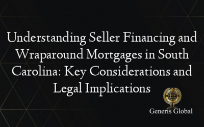 Understanding Seller Financing and Wraparound Mortgages in South Carolina: Key Considerations and Legal Implications