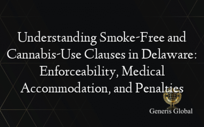 Understanding Smoke-Free and Cannabis-Use Clauses in Delaware: Enforceability, Medical Accommodation, and Penalties