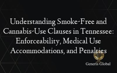 Understanding Smoke-Free and Cannabis-Use Clauses in Tennessee: Enforceability, Medical Use Accommodations, and Penalties