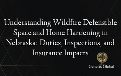 Understanding Wildfire Defensible Space and Home Hardening in Nebraska: Duties, Inspections, and Insurance Impacts