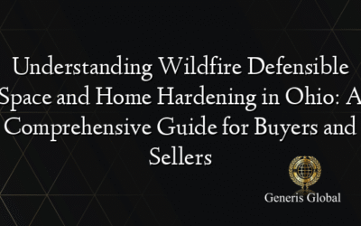 Understanding Wildfire Defensible Space and Home Hardening in Ohio: A Comprehensive Guide for Buyers and Sellers