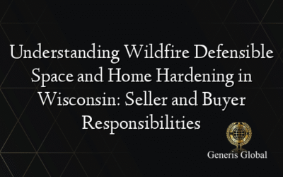 Understanding Wildfire Defensible Space and Home Hardening in Wisconsin: Seller and Buyer Responsibilities