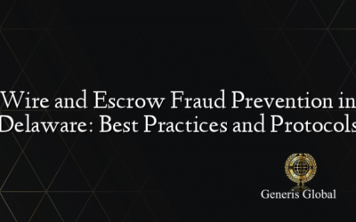 Wire and Escrow Fraud Prevention in Delaware: Best Practices and Protocols