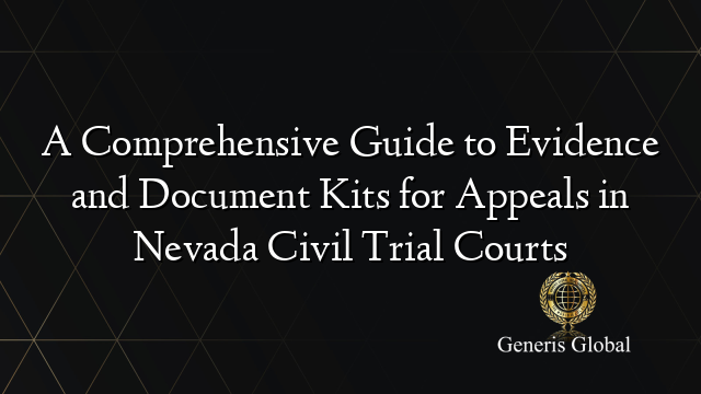 A Comprehensive Guide to Evidence and Document Kits for Appeals in ...