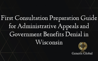 First Consultation Preparation Guide for Administrative Appeals and Government Benefits Denial in Wisconsin