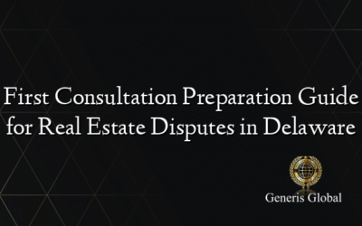 First Consultation Preparation Guide for Real Estate Disputes in Delaware