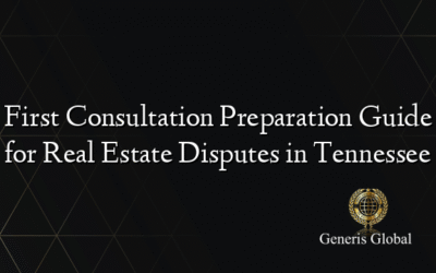 First Consultation Preparation Guide for Real Estate Disputes in Tennessee