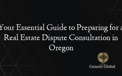 Your Essential Guide to Preparing for a Real Estate Dispute Consultation in Oregon