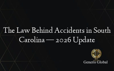 The Law Behind Accidents in South Carolina — 2026 Update