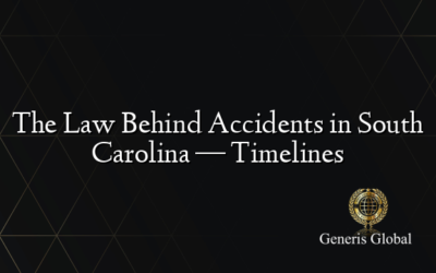 The Law Behind Accidents in South Carolina — Timelines