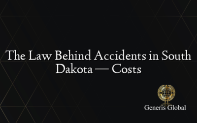 The Law Behind Accidents in South Dakota — Costs