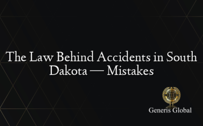The Law Behind Accidents in South Dakota — Mistakes