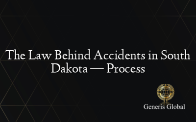 The Law Behind Accidents in South Dakota — Process