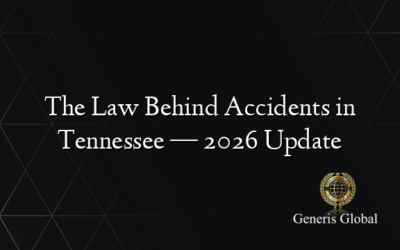 The Law Behind Accidents in Tennessee — 2026 Update