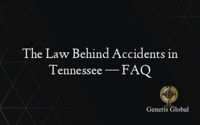 The Law Behind Accidents in Tennessee — FAQ