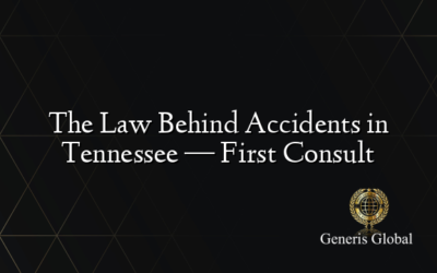 The Law Behind Accidents in Tennessee — First Consult