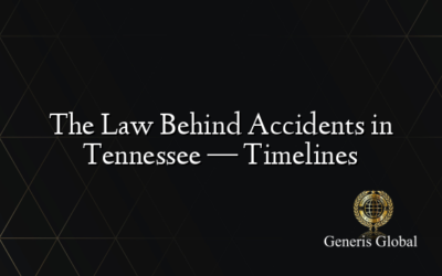 The Law Behind Accidents in Tennessee — Timelines