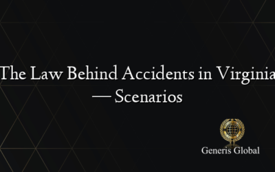 The Law Behind Accidents in Virginia — Scenarios