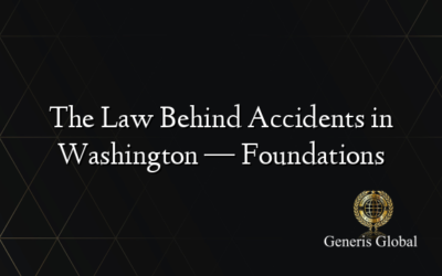 The Law Behind Accidents in Washington — Foundations